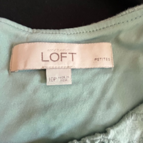 Ann Taylor Loft Sage Green Summer Dress - Picture 2 of 2